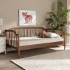 Best reviews of 🎁 Baxton Studio Parson Classic Mid-Century Modern Walnut Brown Wood Daybed-Twin 🔥