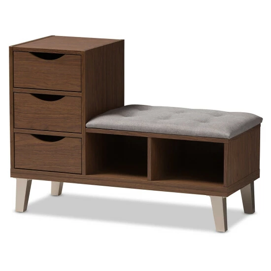 Best reviews of ๐ฏ Contemporary ๐ Shoe Storage Bench By Baxton Studio โ - Image 2