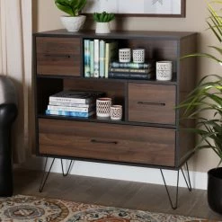 Budget ✨ Baxton Studio Charis Modern And Transitional 1-Drawer Bookcase ✔️