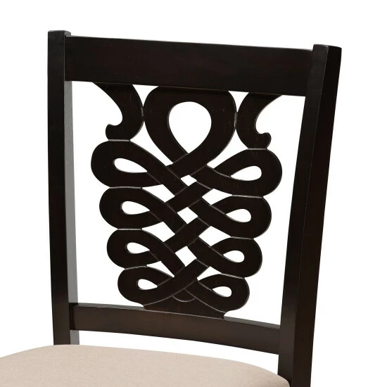 Best deal 🛒 Baxton Studio Gervais Modern And Contemporary Transitional 2-Piece Counter Stool Set 🔥 - Image 5