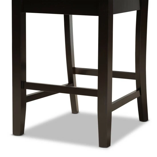 Best deal 🛒 Baxton Studio Gervais Modern And Contemporary Transitional 2-Piece Counter Stool Set 🔥 - Image 6