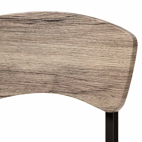 Top 10 ๐ Baxton Studio Marcus Modern Industrial Metal And Wood Dining Chair Set (4pc)-Oak โค๏ธ - Image 4