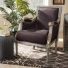 Best reviews of 🎁 Baxton Studio Georgette Classic And Traditional Brown Velvet Upholstered Armchair 😀