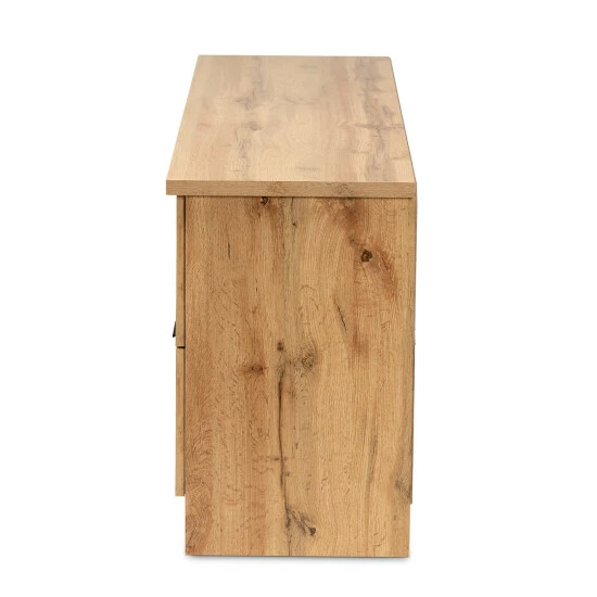 Best Pirce ๐ Baxton Studio Adelino Modern Oak Brown Finished Wood 2-Drawer TV Stand ๐ - Image 5