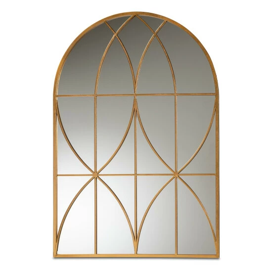 Discount ๐ Baxton Studio Celerina Modern Gold Finished Metal Accent Wall Mirror ๐ - Image 2
