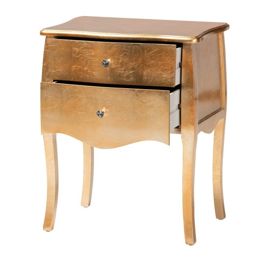 Cheap ๐ฏ Baxton Studio Patrice Classic And Traditional Wood 2-Drawer End Table Silver โค๏ธ - Image 3
