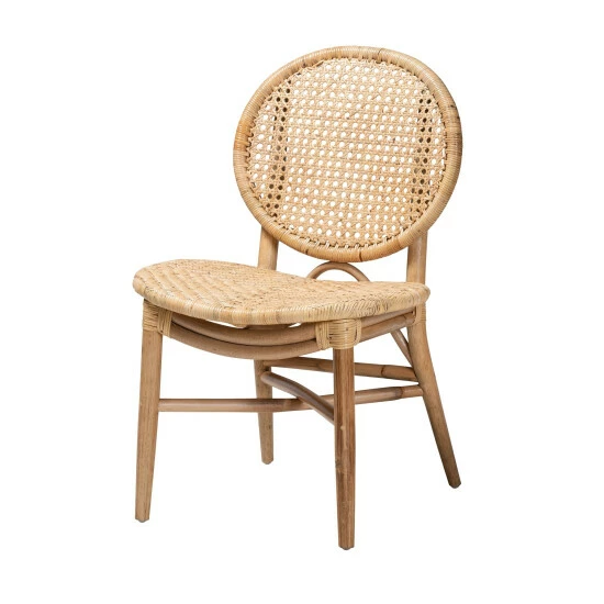 Flash Sale ๐ Baxton Studio Osaka Modern Bohemian Natural Brown Rattan Dining Chair ๐คฉ - Image 2