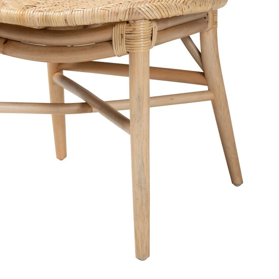 Flash Sale ๐ Baxton Studio Osaka Modern Bohemian Natural Brown Rattan Dining Chair ๐คฉ - Image 7