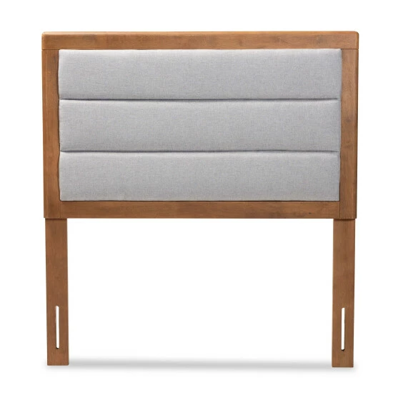 Best reviews of โญ Baxton Studio Dexter Modern And Contemporary Fabric And Wood Headboard-Light Grey ๐ - Image 3