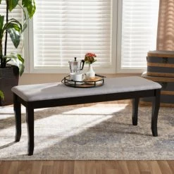 Best Sale ✔️ Baxton Studio Cornelie Modern And Contemporary Transitional Dining Bench Beige Sand 🌟