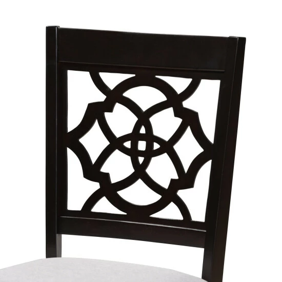 Top 10 π Baxton Studio Modern And Contemporary Fabric 4-Piece Dining Chair Set Gray π - Image 5