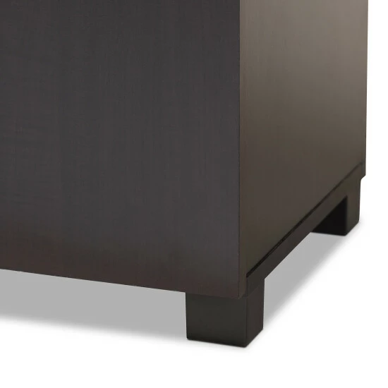 Best Pirce ๐ฅ Baxton Studio Contemporary Wenge Dark Brown ๐ Shoe Storage Cabinet ๐ฅฐ - Image 8