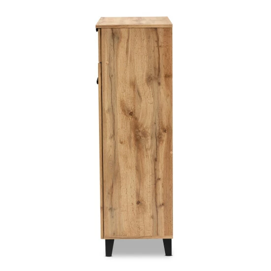 Hot Sale ๐ Baxton Studio Coolidge Modern & Contemporary 5-Shelf Wood ๐ Shoe Storage Cabinet โค๏ธ - Image 5