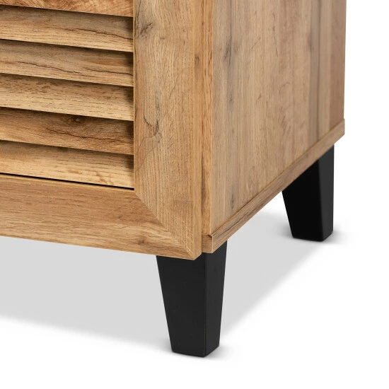 Hot Sale ๐ Baxton Studio Coolidge Modern & Contemporary 5-Shelf Wood ๐ Shoe Storage Cabinet โค๏ธ - Image 7