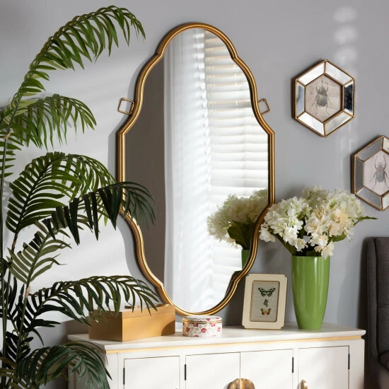 Top 10 ๐ Baxton Studio Dennis Vintage Antique Gold Finished Accent Wall Mirror โค๏ธ - Image 4