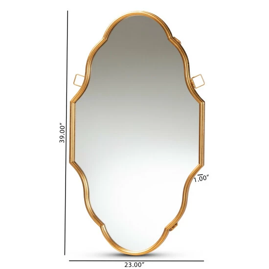 Top 10 ๐ Baxton Studio Dennis Vintage Antique Gold Finished Accent Wall Mirror โค๏ธ - Image 5