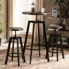 Budget 🛒 Baxton Studio Maritta Vintage Industrial Rustic 3-Piece Height Adjustable Pub Set 👍