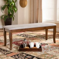 Coupon 😍 Baxton Studio Cornelie Modern And Contemporary Transitional Dining Bench ⌛