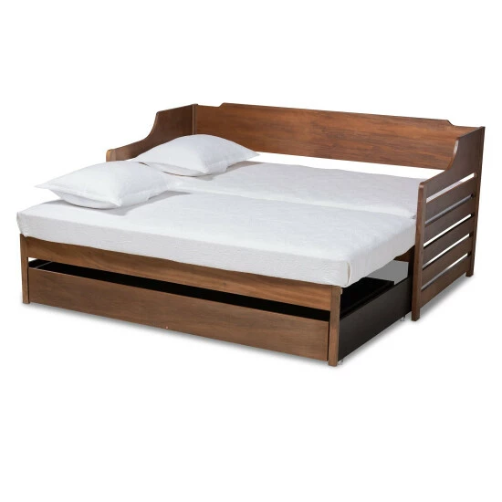Budget ๐ Baxton Studio Jameson Modern And Transitional Expandable Twin To King Size Daybed White ๐ - Image 6