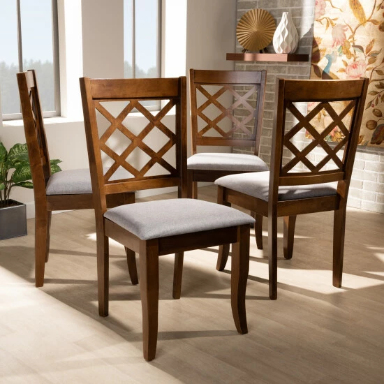 Best Pirce ๐งจ Baxton Studio Brigitte Modern And Contemporary 4-Piece Dining Chair Set ๐