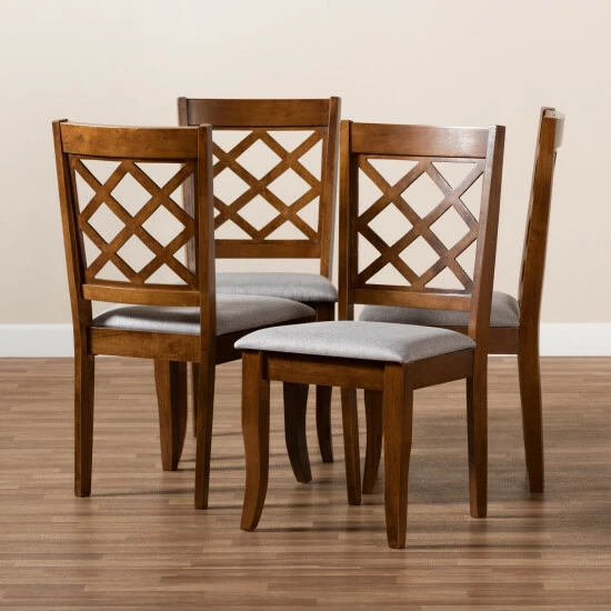 Best Pirce ๐งจ Baxton Studio Brigitte Modern And Contemporary 4-Piece Dining Chair Set ๐ - Image 7