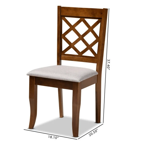 Best Pirce ๐งจ Baxton Studio Brigitte Modern And Contemporary 4-Piece Dining Chair Set ๐ - Image 8