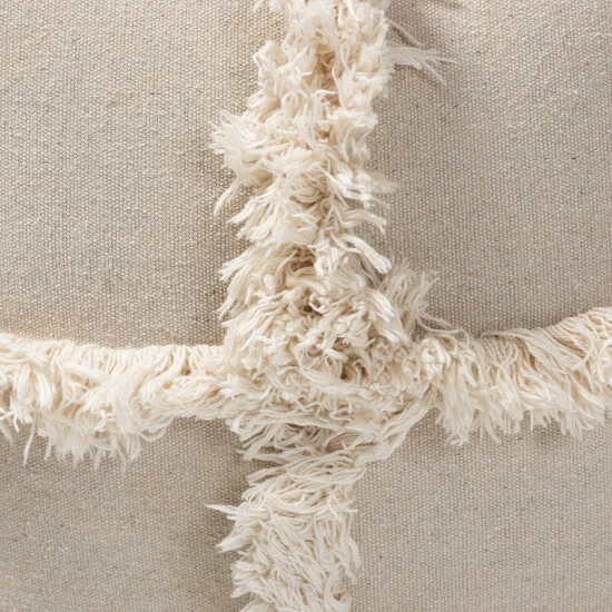 Best deal ๐ Baxton Studio Alfro Moroccan Inspired Pouf Ottoman Grey โ๏ธ - Image 8