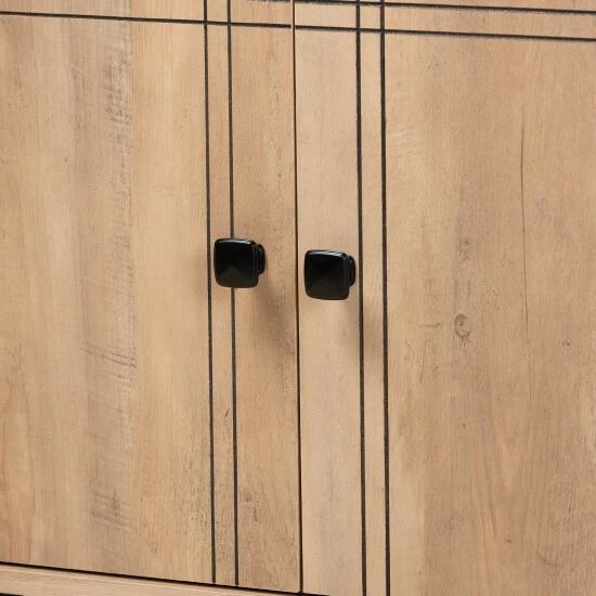 Discount ๐ Baxton Studio Patterson Oak Brown Finished 1-Drawer Kitchen Storage Cabinet ๐ - Image 6
