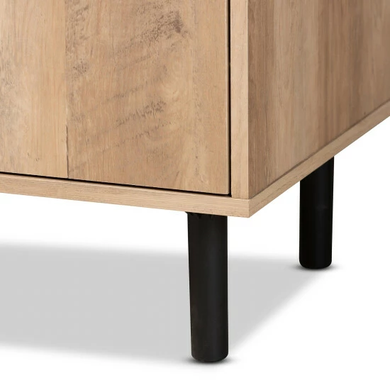 Discount ๐ Baxton Studio Patterson Oak Brown Finished 1-Drawer Kitchen Storage Cabinet ๐ - Image 7