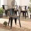 Best reviews of 🎉 Baxton Studio Ryland Modern Industrial Wood And Metal Dining Chair Set (4PC) Black 😉
