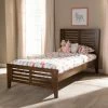 Buy 🛒 Mission Wood Platform Bed By Baxton Studio Walnut 😉