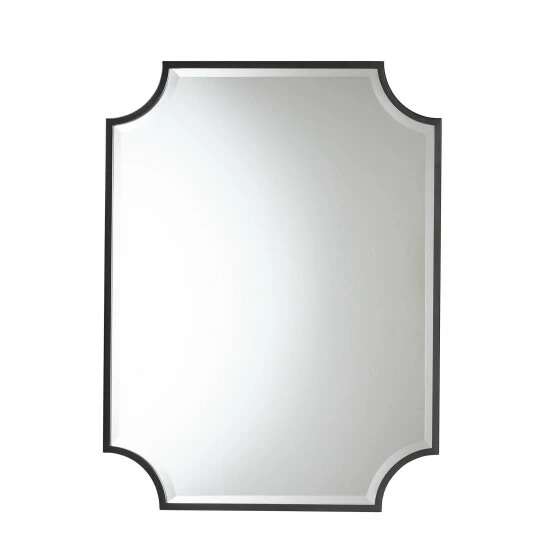 Best reviews of ๐ Baxton Studio Parcenet Modern Black Finished Metal Accent Wall Mirror ๐ - Image 2