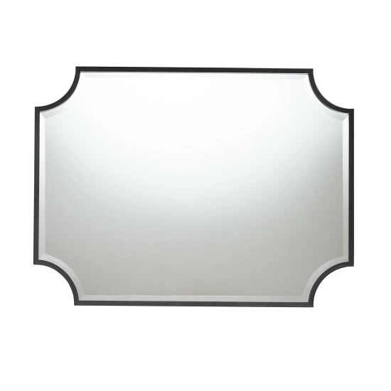 Best reviews of ๐ Baxton Studio Parcenet Modern Black Finished Metal Accent Wall Mirror ๐ - Image 3