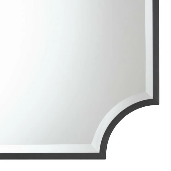 Best reviews of ๐ Baxton Studio Parcenet Modern Black Finished Metal Accent Wall Mirror ๐ - Image 4