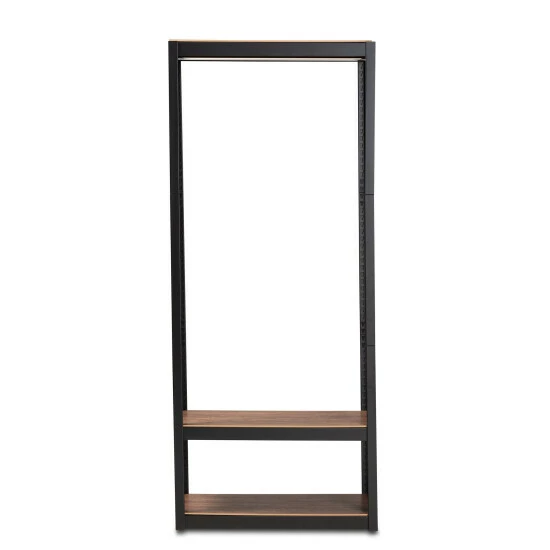 Flash Sale ๐ Baxton Studio Elton Modern And Contemporary 3-Shelf Free-Standing Closet Organizer Black ๐ - Image 6