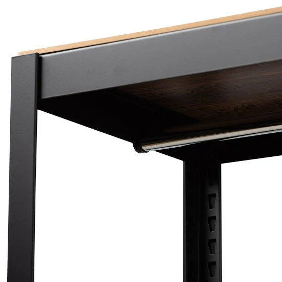 Flash Sale ๐ Baxton Studio Elton Modern And Contemporary 3-Shelf Free-Standing Closet Organizer Black ๐ - Image 8