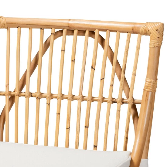 Top 10 😉 Baxton Studio Rose Bohemian Upholstered Rattan Counter Stool-White/Natural Brown 💯 - Image 6