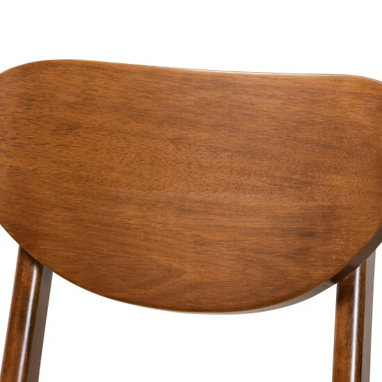 Hot Sale โค๏ธ Baxton Studio Katya Mid-Century Modern 2-Piece Counter Stool Set Brown ๐ - Image 7