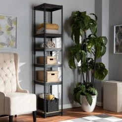 Best reviews of 🔥 Baxton Studio Contemporary 5-Shelf Closet Storage Racking Organizer White ✔️