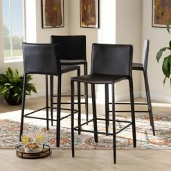 Cheap ⭐ Baxton Studio Malcom Modern And Contemporary 4-Piece Bar Stool 🤩