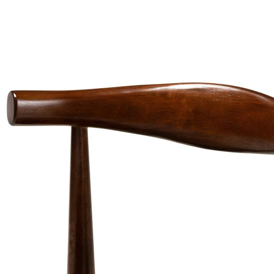 Deals 😍 Baxton Studio Mid-Century Black Faux Leather Dining Chair Set 🤩 - Image 3