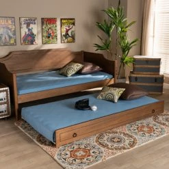 Coupon ✨ Baxton Studio Alya Classic Traditional Farmhouse Twin Size Trundle White 🥰