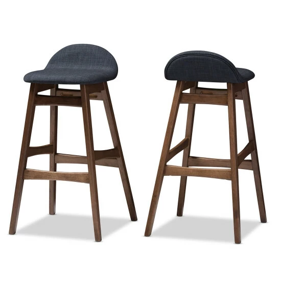Cheapest โค๏ธ Mid-Century 30" Bar Stool By Baxton Studio โญ - Image 4