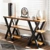 Best Pirce ❤️ Industrial Wood And Metal Console Table By Baxton Studio 🧨