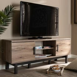Best Sale โ Baxton Studio Contemporary 2-Door TV Stand โ๏ธ