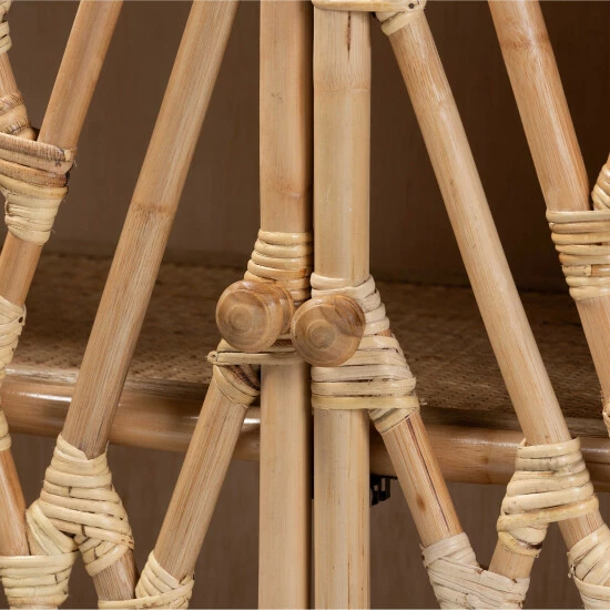 Cheap ๐ฏ Baxton Studio Shena Modern Bohemian Natural Brown Rattan 2-Door Storage Cabinet ๐ - Image 7