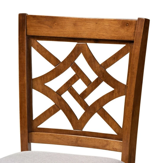 Cheapest 😍 Baxton Studio Nicolette Modern And Contemporary Transitional 2-PC Counter Stool Set Grey 🎉 - Image 6