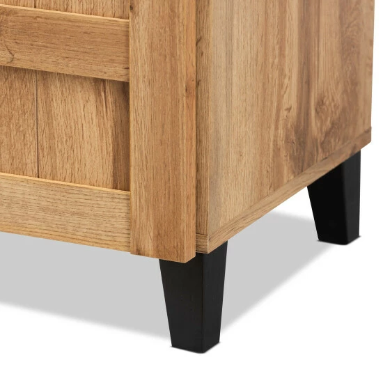 Budget โญ Baxton Studio Glidden Modern & Contemporary 1-Drawer Wood ๐ Shoe Storage Cabinet โ๏ธ - Image 7