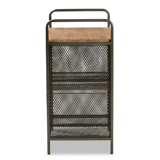 Best Pirce ๐ฏ Baxton Studio Aila Modern Farmhouse Industrial Multipurpose Kitchen Cabinet ๐งจ - Image 5