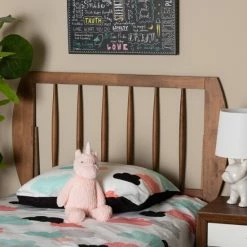 Best reviews of 👍 Baxton Studio Norman Transitional Ash Walnut Finished Wood Headboard 😉